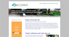 Desktop Screenshot of ecodrive.cz