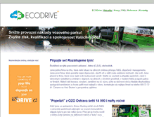 Tablet Screenshot of ecodrive.cz